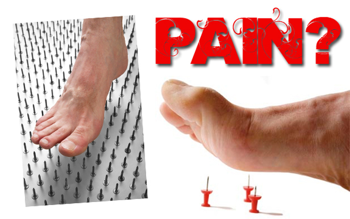 How do you treat foot pain from nerve damage?